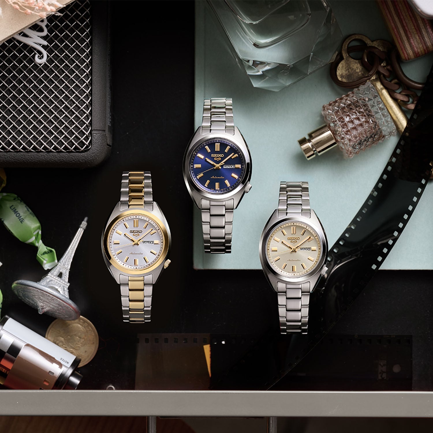 Seiko 5 Sports 'Hebitama' SNXS in Denim blue SRE021K1 SRE021