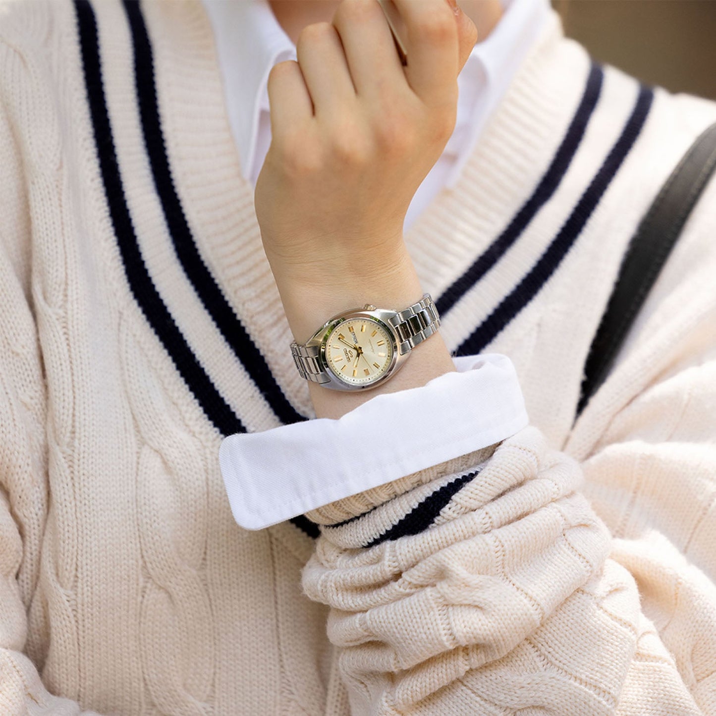 Seiko 5 Sports ‘Hebitama’ SNXS in ‘Double cream’ SRE023K1 SRE023