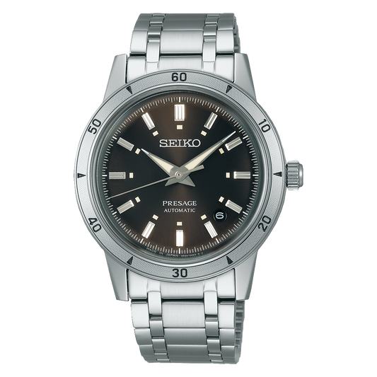 Seiko Presage Style 60s ‘Elegant Yet Rugged’ in brown SRPL09 SRPL09J1