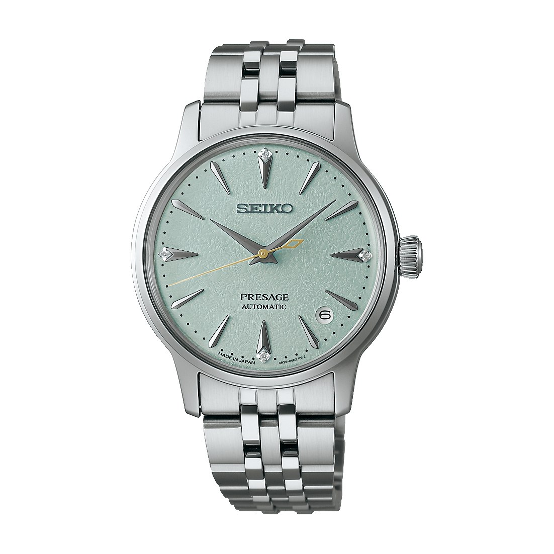 Seiko SRPL63J1 Presage ‘Frozen Mojito’ Diamond Cocktail Time 34mm SRPL63