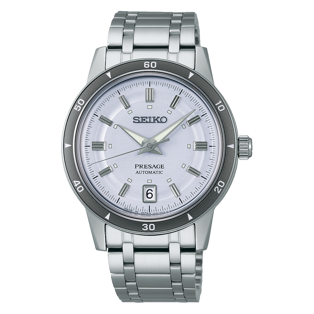 Seiko Presage Style 60s in Silvery Violet SRPL73J1 SRPL73