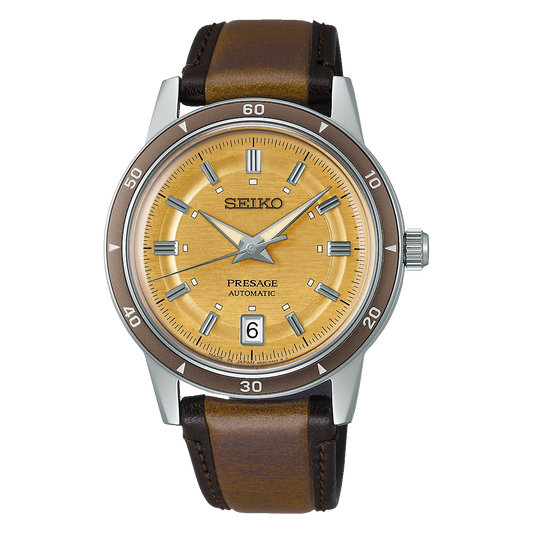 Seiko Presage Style 60s in Golden Yellow SRPL75J1 SRPL75