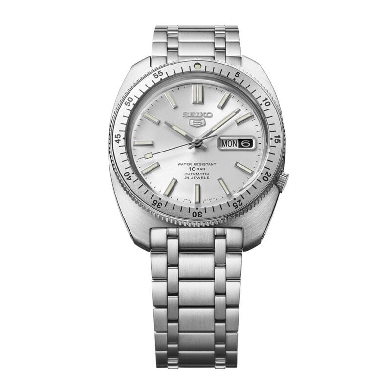 Seiko 5 Sports ‘Gene Kranz’ Recreation Limited Edition in Silver tone SRPL91 SRPL91K1