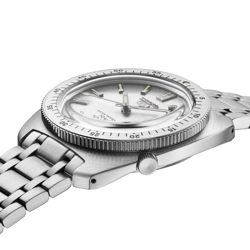 Seiko 5 Sports ‘Gene Kranz’ Recreation Limited Edition in Silver tone SRPL91 SRPL91K1
