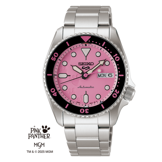 Seiko SRPM07 SKX series 5 Sports Pink Panther Limited Edition
