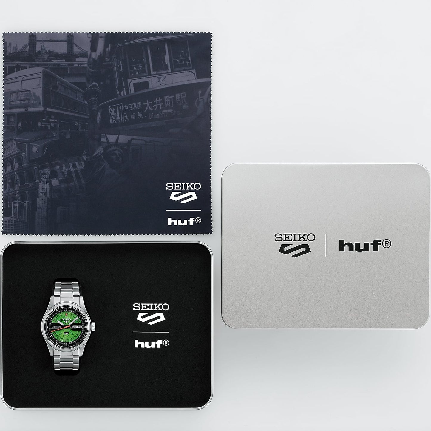 Seiko 5 Sports x HUF II SRPM09 Limited Edition Collaboration SRPM09K1
