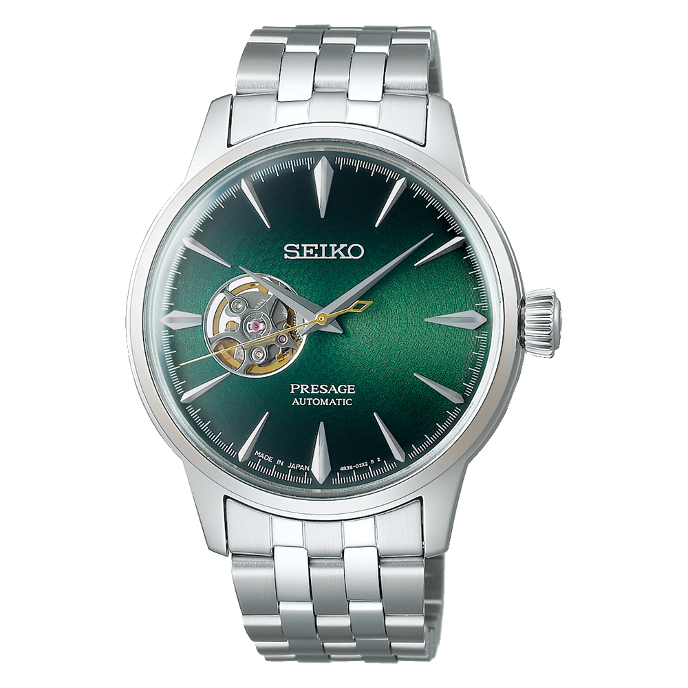 Seiko Presage Cocktail Time Grasshopper Open Heart Automatic SSA441 SSA441J1