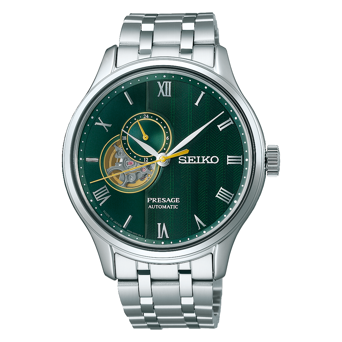 Seiko Presage ‘Japanese Zen Gardens’ in Fern green SSA463J1  SSA463