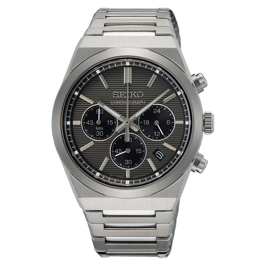 SEIKO QUARTZ CHRONO WATCH SSB455