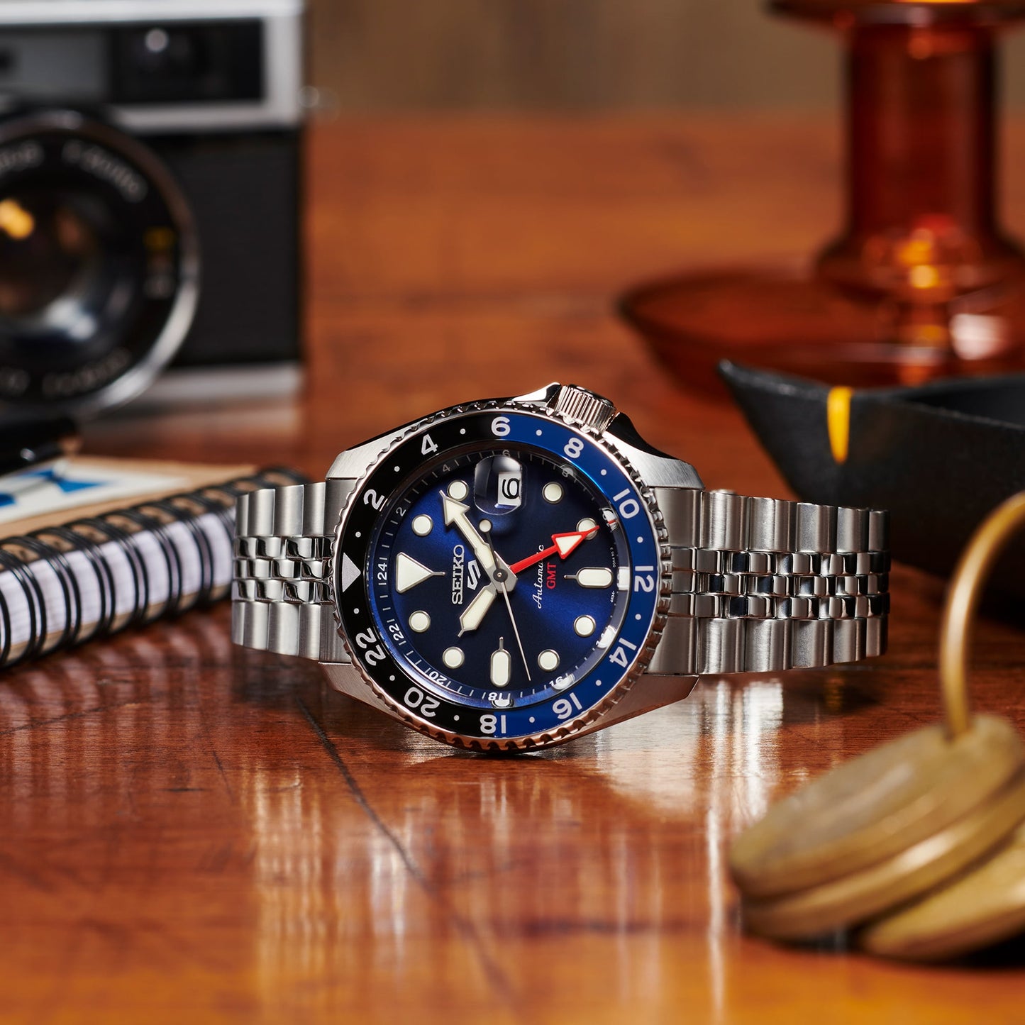 Seiko 5 Sports Automatic GMT ‘Blueberry’ Watch SSK003 SSK003K1