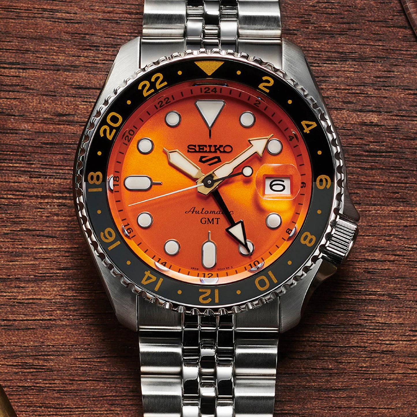 Seiko 5 Sports ‘Mikan Orange’ Automatic GMT Watch SSK005 SSK005K1