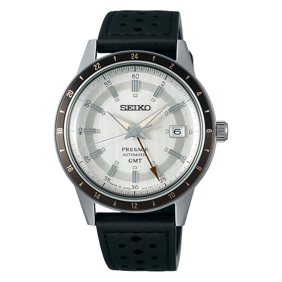 Seiko SSK011 SSK011J1 Presage ‘Stone’ Style 60s Road Trip GMT