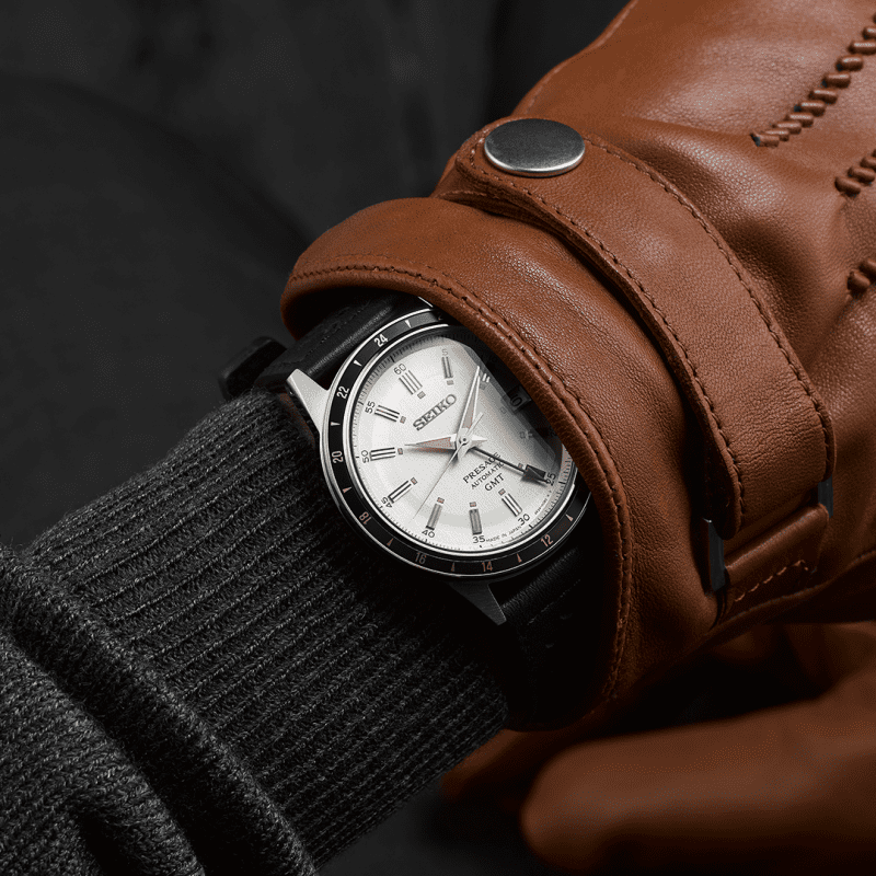 Seiko SSK011 SSK011J1 Presage ‘Stone’ Style 60s Road Trip GMT