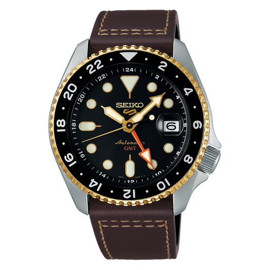 Seiko 5 Sports SKX GMT in Mocha SSK036 SSK036K1