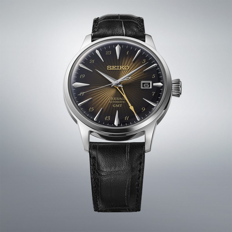 SEIKO Presage ‘Rusty Nail’ Cocktail Time GMT SSK039J1  SSK039