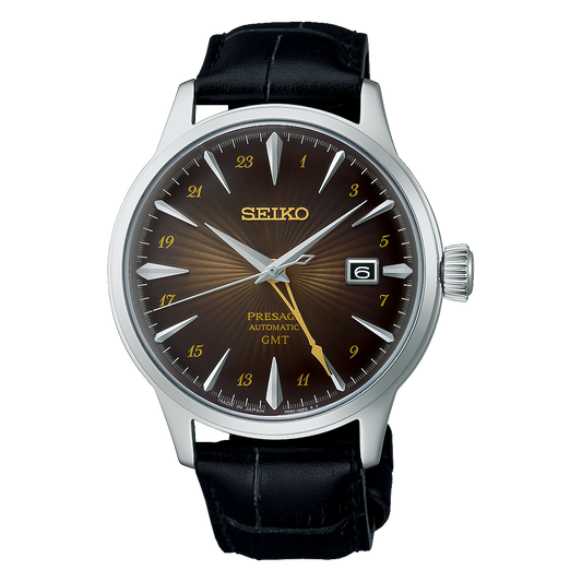 SEIKO Presage ‘Rusty Nail’ Cocktail Time GMT SSK039J1  SSK039