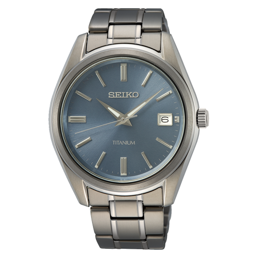 Seiko SUR371 Quartz Titanium Watch