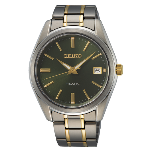 Seiko SUR377 Quartz Titanium Watch