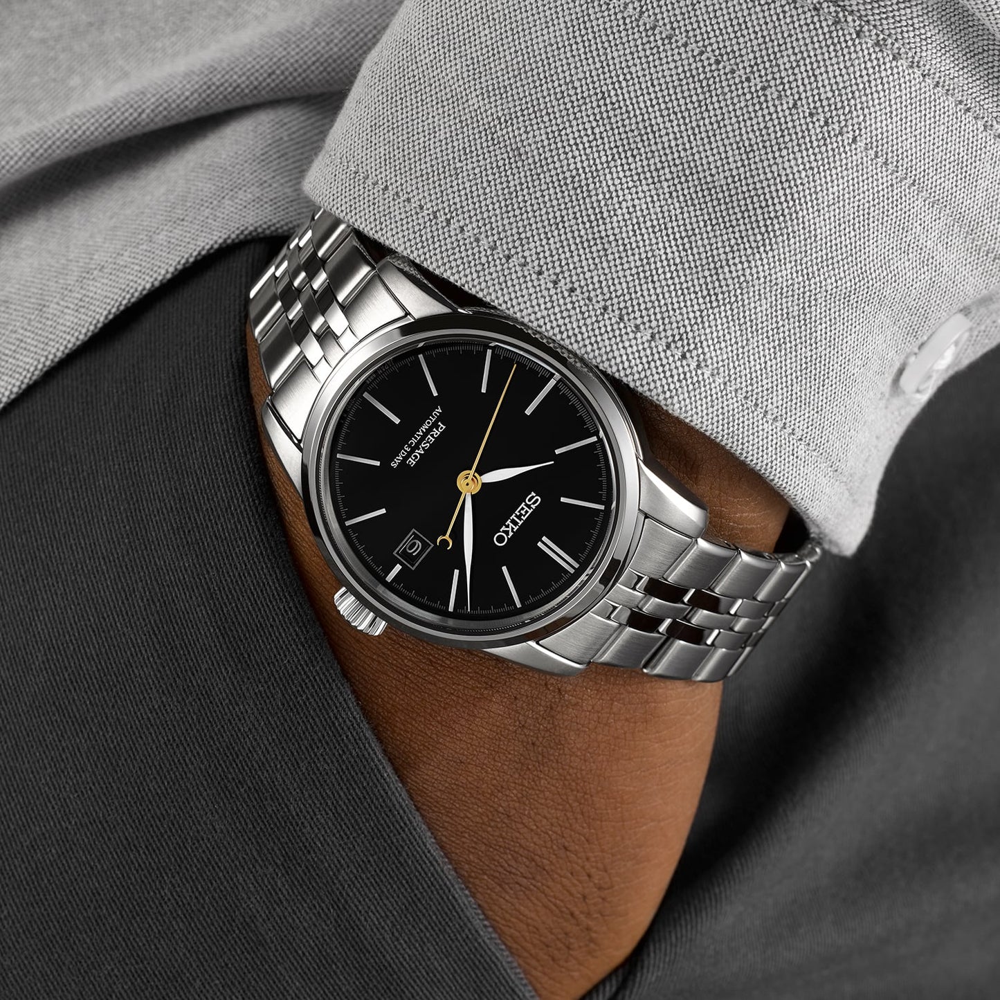 Seiko SPB405J1 ‘Deep Black’ Urushi Lacquer – Presage Craftsmanship Series SPB405