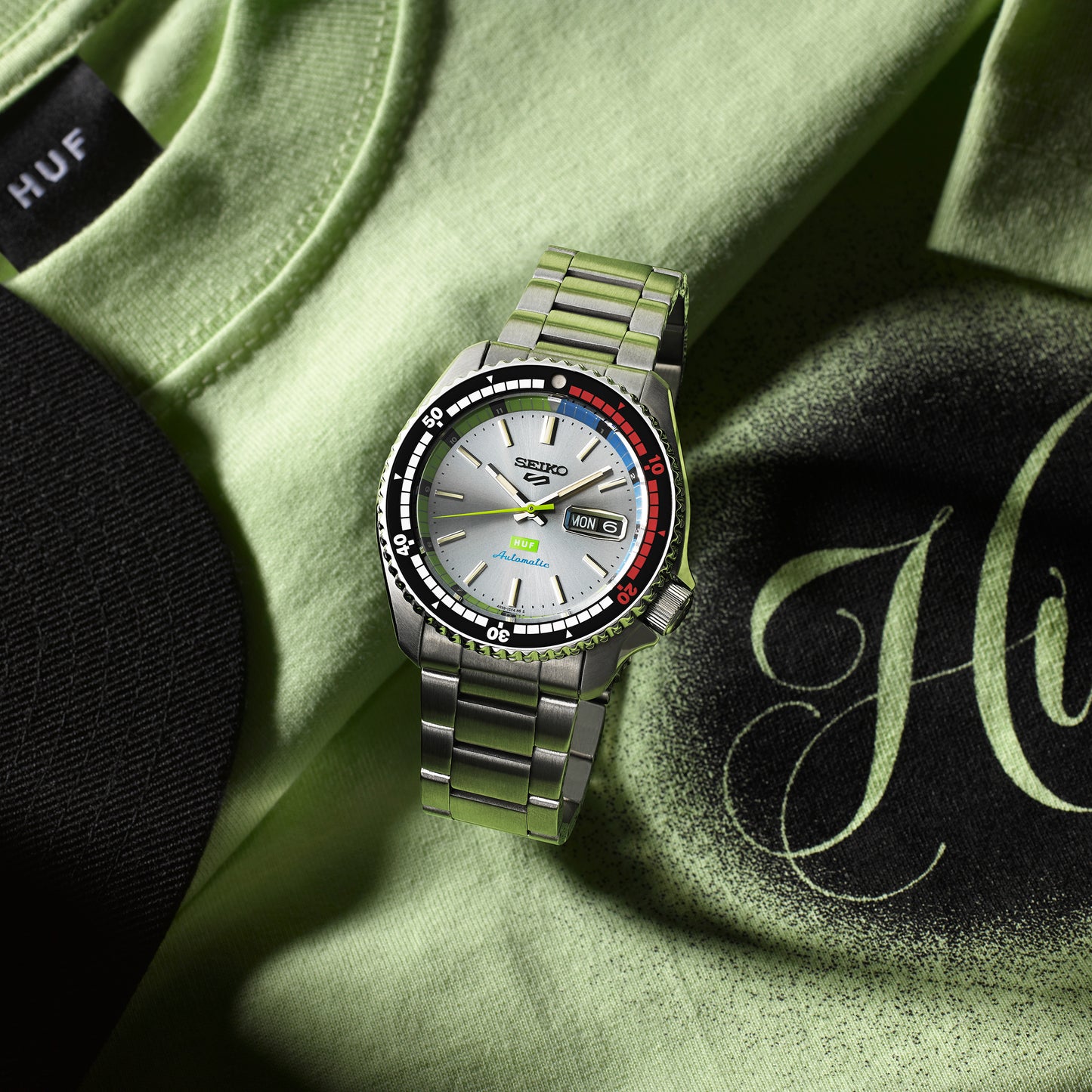 Seiko 5 Sports x HUF Limited Edition Collaboration II SRPL33K1J SRPL33