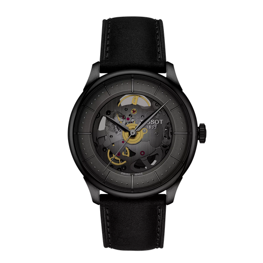 Tissot Chemin Des Tourelles Skeleton 39mm T139.836.36.441.00 T1398363644100
