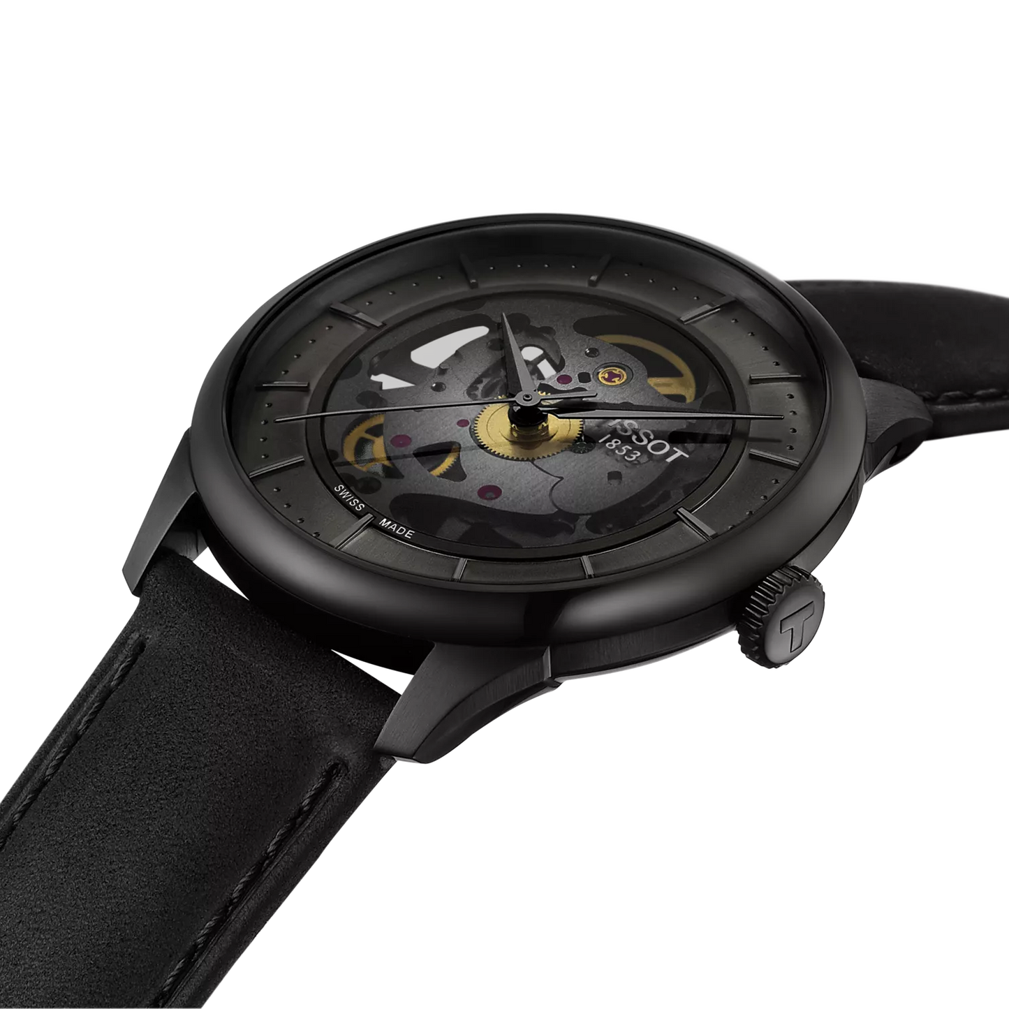 Tissot Chemin Des Tourelles Skeleton 39mm T139.836.36.441.00 T1398363644100