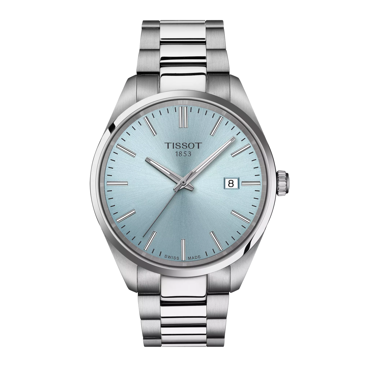 Tissot PR 100 Quartz 40mm Ice Blue Dial T150.410.11.351.00 T1504101135100