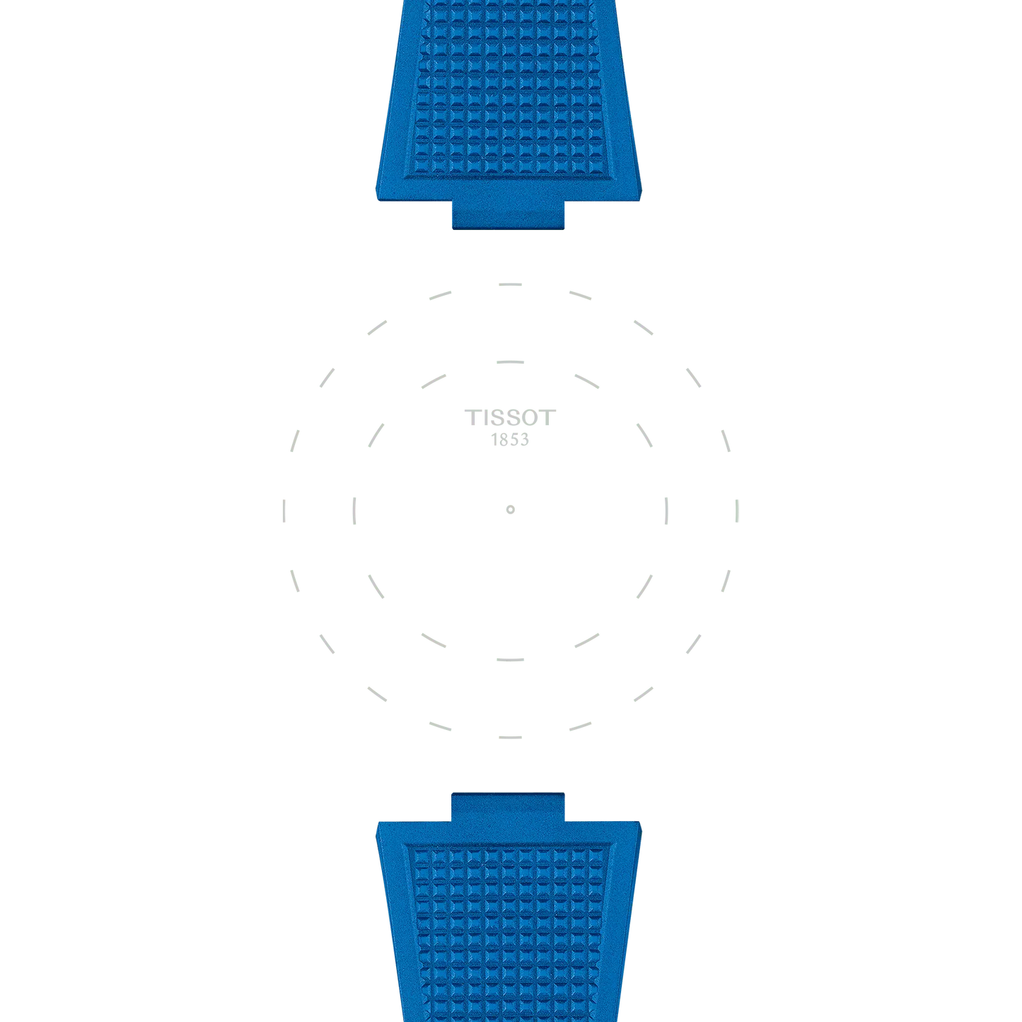 Tissot Official Blue PRX 40mm Rubber Strap T852.049.577 T852049577