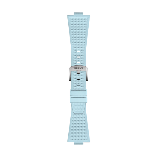 Tissot Official PRX Light Blue Rubber Strap T852.050.985 T852050985
