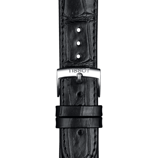 TISSOT OFFICIAL BLACK LEATHER STRAP LUGS 20 MM T852.043.012 T852043012