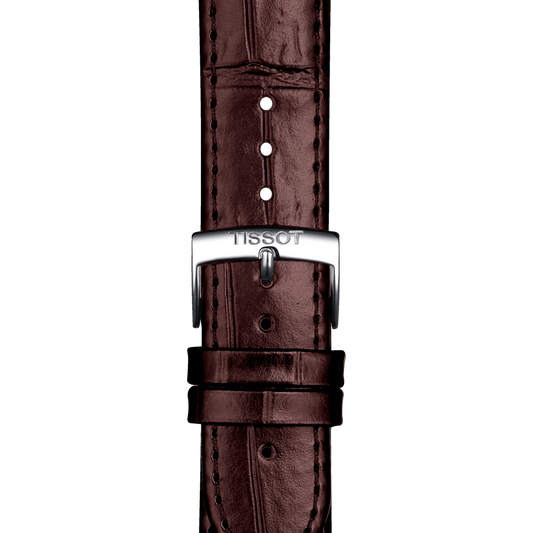 TISSOT OFFICIAL BROWN LEATHER STRAP LUGS 20 MM T852.043.013 T852043013