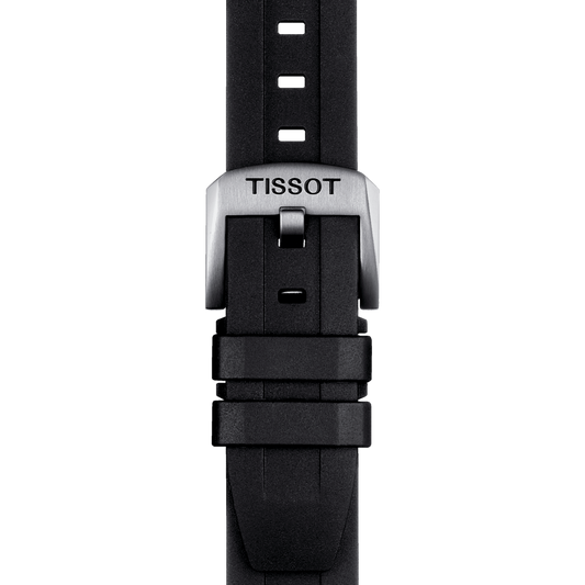 TISSOT OFFICIAL BLACK RUBBER STRAP 20 MM T852.044.545 T852044545