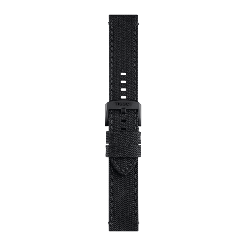 TISSOT OFFICIAL BLACK FABRIC STRAP LUGS 22 MM T852.044.936 T852044936