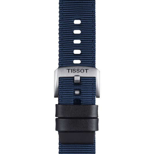 TISSOT OFFICIAL BLUE FABRIC STRAP LUGS 22 MM T852.046.754 T852046754