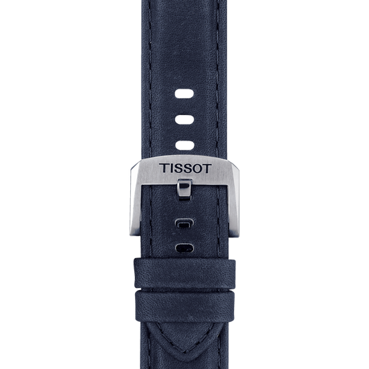 TISSOT OFFICIAL BLUE LEATHER STRAP LUGS 20 MM T852.046.831 T852046831