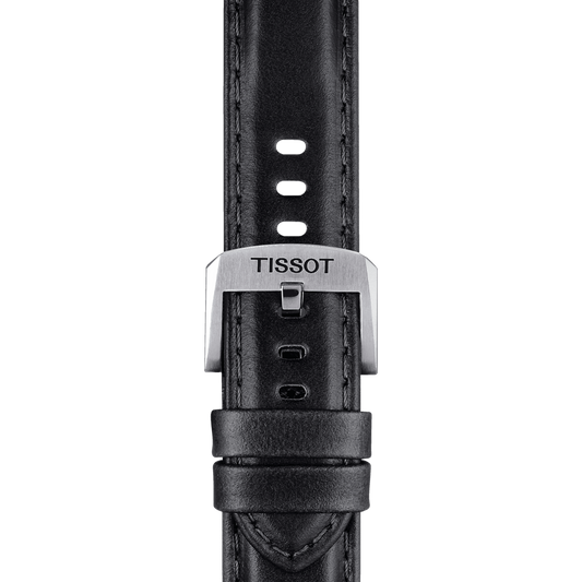 TISSOT OFFICIAL BLACK LEATHER STRAP LUGS 20 MM T852.046.834 T852046834