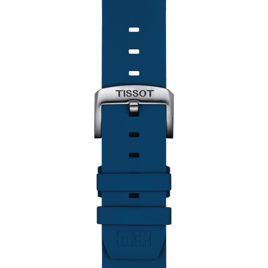 TISSOT OFFICIAL BLUE SILICONE STRAP LUGS 22 MM T852.047.175 T852047175