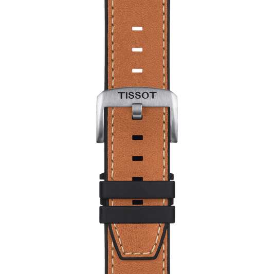 TISSOT OFFICIAL BROWN LEATHER STRAP LUGS 23 MM T852.047.777 T852047777