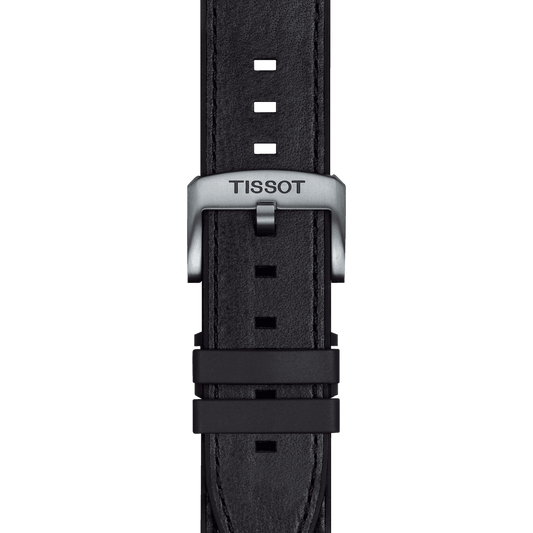 TISSOT OFFICIAL BLACK LEATHER STRAP LUGS 23 MM T852.047.779 T852047779