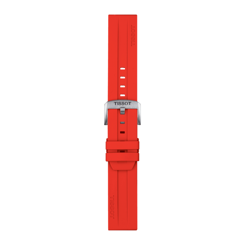 TISSOT OFFICIAL RED SILICONE STRAP LUGS 22 MM T852.047.920 T852047920