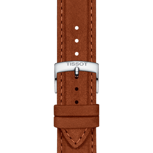 TISSOT OFFICIAL CAMEL LEATHER STRAP LUGS 21 MM T852.048.229 T852048229