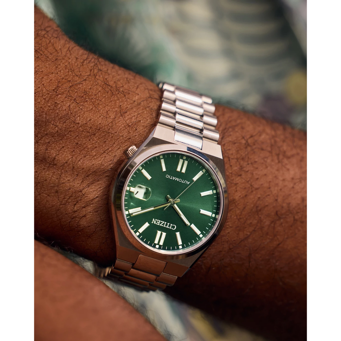 Citizen Automatic NJ0200-50X "TSUYOSA” Geen Dial 37mm