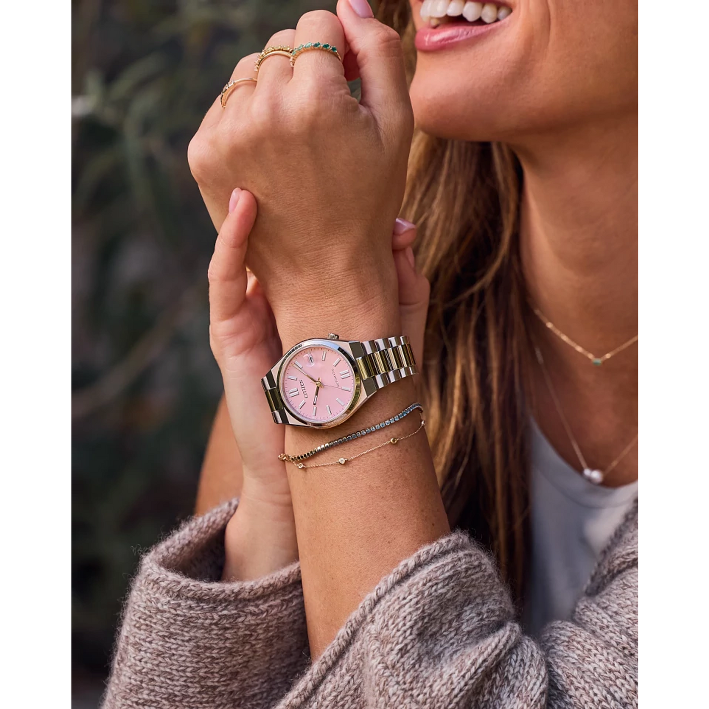 Citizen Automatic NJ0200-50Z "TSUYOSA” Pink Dial (37mm)
