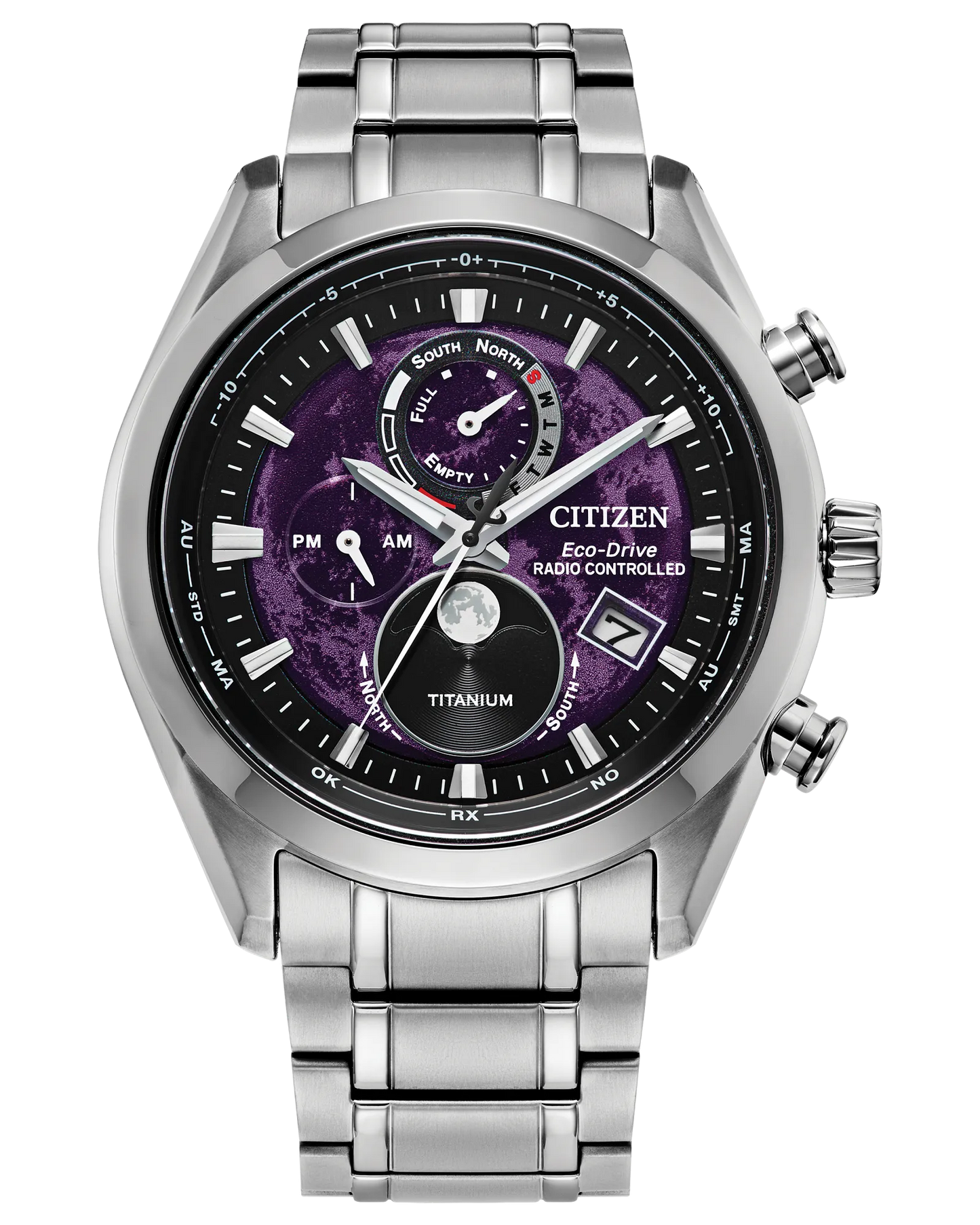 CITIZEN BY1010-81Z Tsuki-Yomi A-T Atomic Timekeeping / Super Titanium