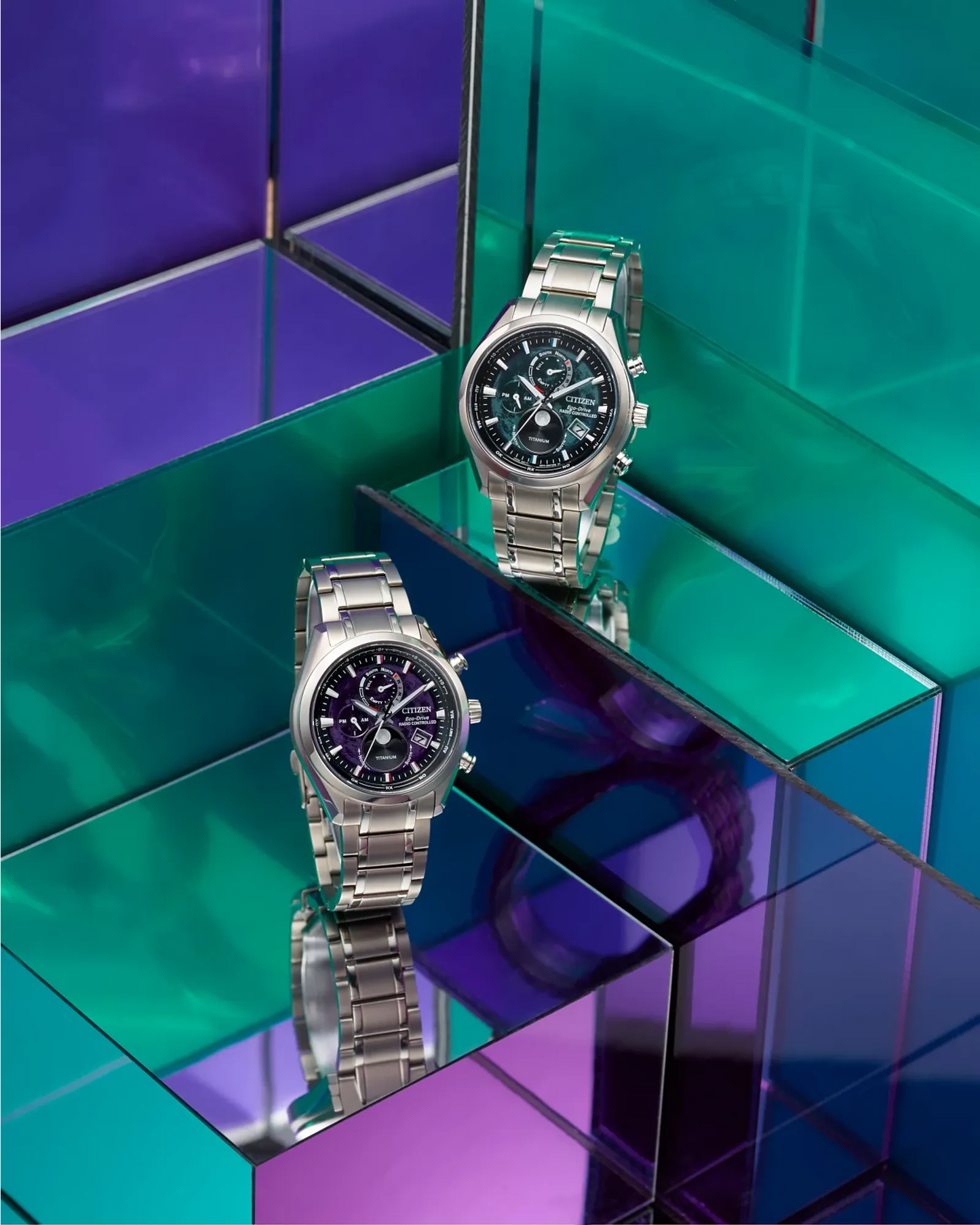 CITIZEN BY1010-81Z Tsuki-Yomi A-T Atomic Timekeeping / Super Titanium