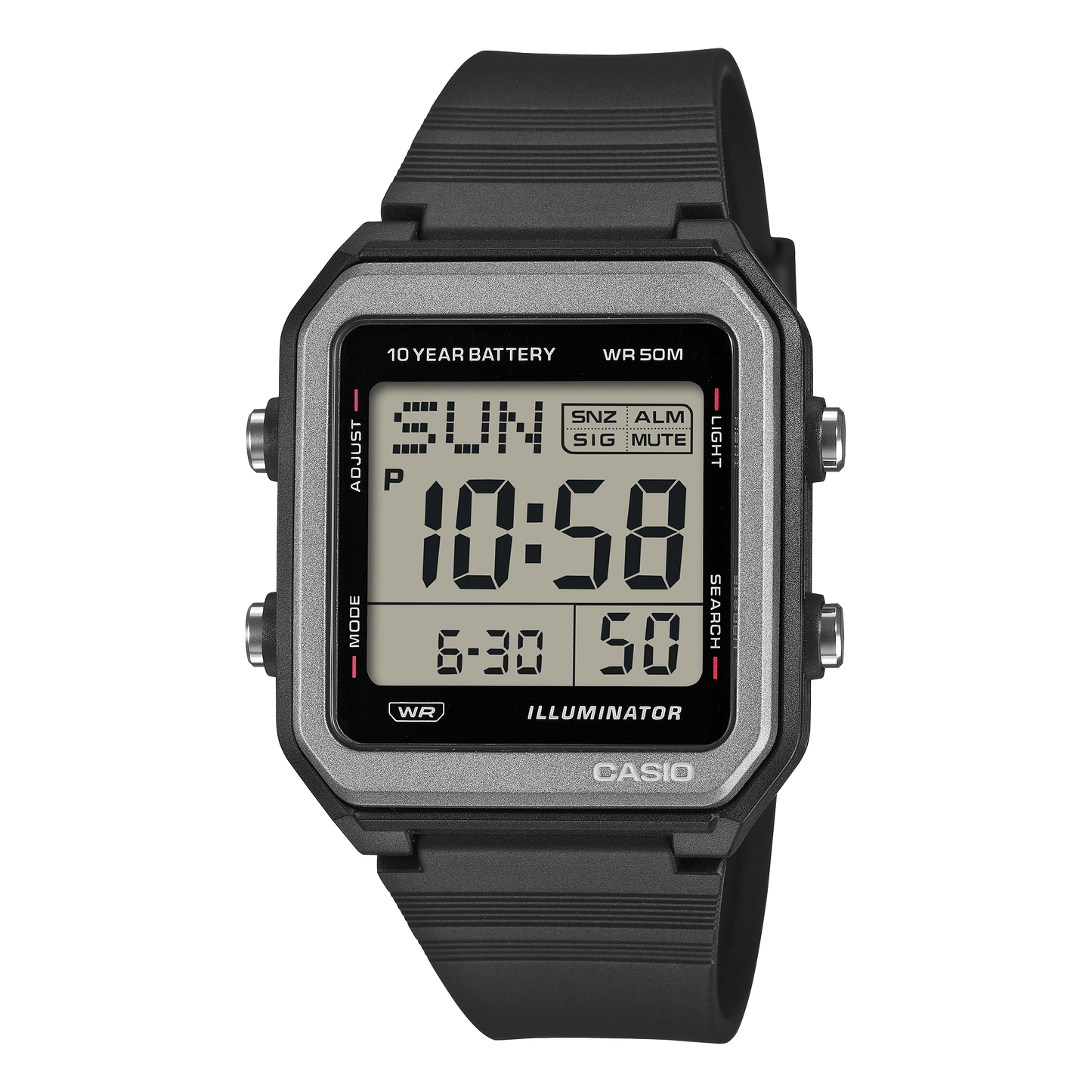 CASIO Digital Watch W-221H-1AV W221H-1AV