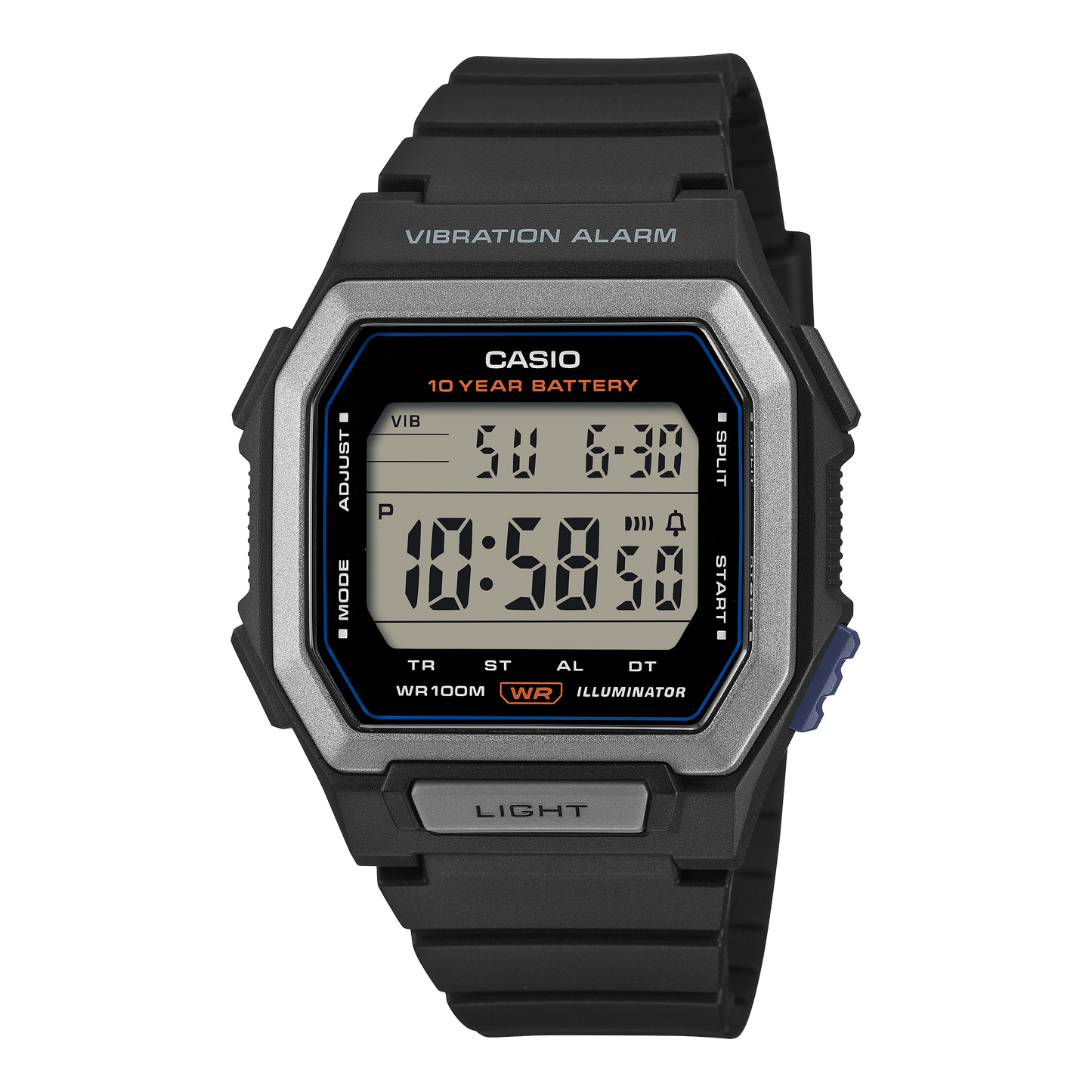 CASIO Digital Watch W-738H-1AV W738H-1AV