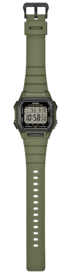 CASIO Digital Watch Green W-738H-3AV W738H-3AV