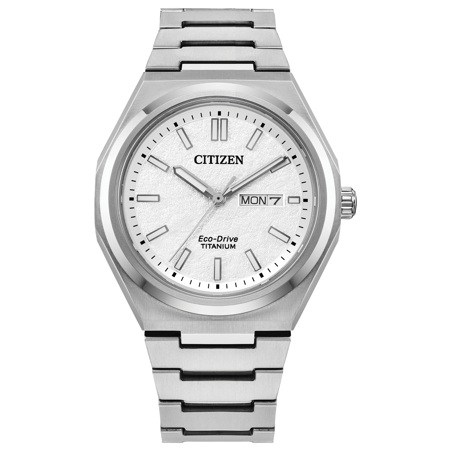 Citizen AW0130-85A Zenshin Three-hand Super Titanium White Dial