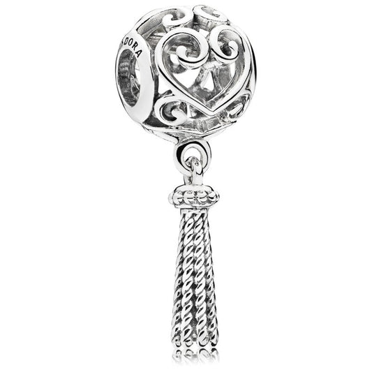 PANDORA Enchanted Heart Tassel Charm 797037